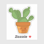 Aesthetisch Succulent Cactus Bloed plant Sticker (Vel)
