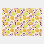 Aesthetisch Trippy Psychedelic Funky Quirky Inpakpapier Vel (Voorkant 2)