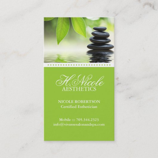 Aesthetisch Visitekaartje (Voorkant)