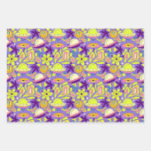 Aesthetisch Y2K Trippy Psychedelic ongewoon Inpakpapier Vel (Voorkant 3)