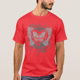Aesthetisch Y2k zachte ringloop Heart Alt Butterfl T-shirt