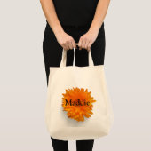 Aesthetisch Zonnebloem, op maat gesneden Canvas ta Tote Bag (Voorkant (product))