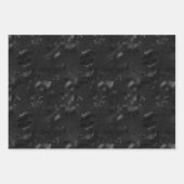 Aesthetisch zwart en bruin luipaarspatroon inpakpapier vel (Voorkant 2)