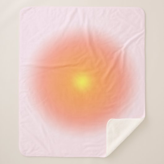 Aesthetische aura-verloopkleur  sherpa deken (Voorkant)