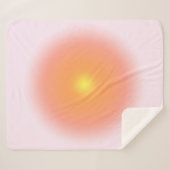 Aesthetische aura-verloopkleur  sherpa deken (Voorkant (horizontaal))