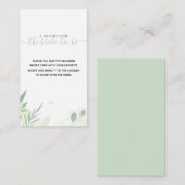 Aesthetische bijtende Vrijgezellenfeest Informatiekaartje (Voorkant / Achterkant)