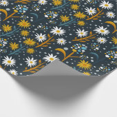 Aesthetische bloemen cadeaupapier (Hoek)