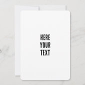 Aesthetische bloemen kaart (Achterkant)