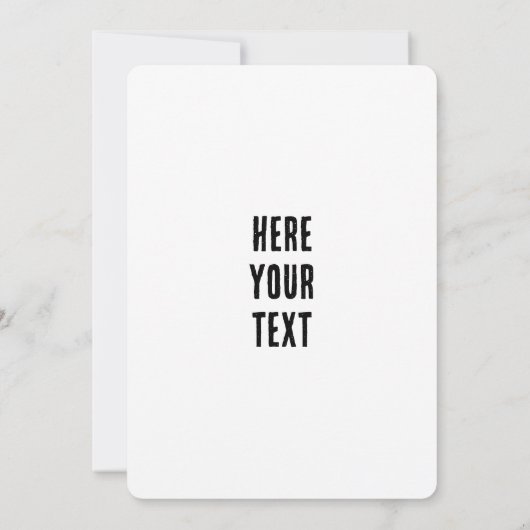 Aesthetische bloemen kaart (Achterkant)