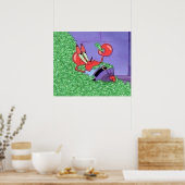 Aesthetische Cartoons dl Eugene H Krabs Poster (Keuken)