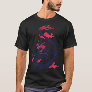 Aesthetische Chinese draak T-shirt