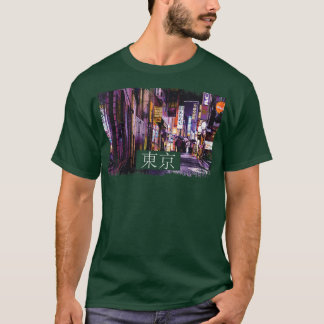 Aesthetische dampgolf Japan 80-90-thema Tokyo49 T-shirt