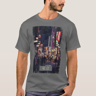 Aesthetische dampgolf Japan 80-90-thema Tokyo 46 T-shirt