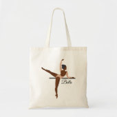 Aesthetische dansende Ballerina Tote Bag (Voorkant)