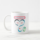 Aesthetische flatsluiting Bilaterale mastectomie Koffiemok (Links)