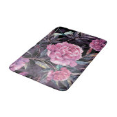 Aesthetische florale anoranje badmat (Gekanteld)