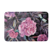 Aesthetische florale anoranje badmat (Voorkant)