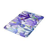 Aesthetische florale anoranje badmat (Gekanteld)