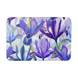 Aesthetische florale anoranje badmat