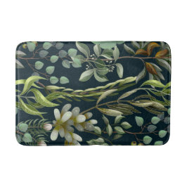 Aesthetische florale anoranje badmat