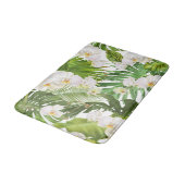 Aesthetische florale anoranje badmat (Gekanteld)