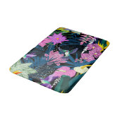 Aesthetische florale anoranje badmat (Gekanteld)