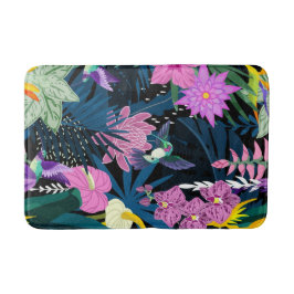 Aesthetische florale anoranje badmat