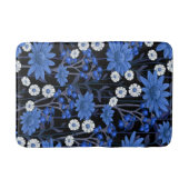 Aesthetische florale anoranje badmat (Voorkant)