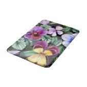 Aesthetische florale anoranje badmat (Gekanteld)