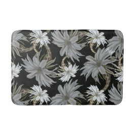 Aesthetische florale anoranje badmat