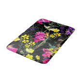 Aesthetische florale anoranje badmat (Gekanteld)