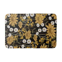 Aesthetische florale anoranje badmat