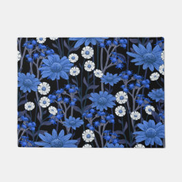 Aesthetische florale anoranje deurmat