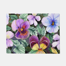 Aesthetische florale anoranje deurmat