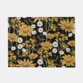 Aesthetische florale anoranje deurmat (Voorkant)
