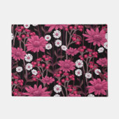 Aesthetische florale anoranje deurmat (Voorkant)