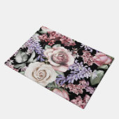 Aesthetische florale anoranje deurmat (Schuin)