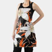 Aesthetische florale anoranje schort (Insitu)