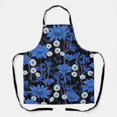 Aesthetische florale anoranje schort (Voorkant)