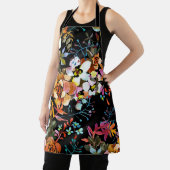 Aesthetische florale anoranje schort (Insitu)