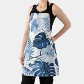 Aesthetische florale anoranje schort (Insitu)