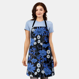 Aesthetische florale anoranje schort