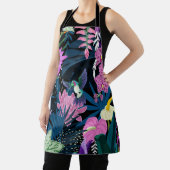 Aesthetische florale anoranje schort (Insitu)