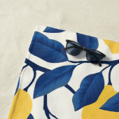 Aesthetische florale anoranje strandlaken (In situ)