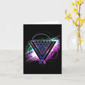 Aesthetische galaxy Billiards Kaart (Gele Bloem)