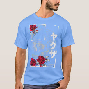 Aesthetische Gothic Streetslijtage Skeleton Urban  T-shirt