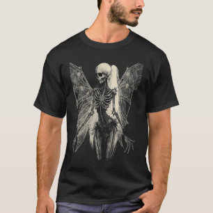 Aesthetische grunge Fairycore Butterfly Gothic Hor T-shirt