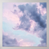 Aesthetische hemel en cloud poster (Voorkant)