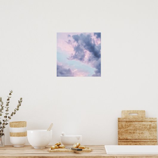 Aesthetische hemel en cloud poster (Keuken)