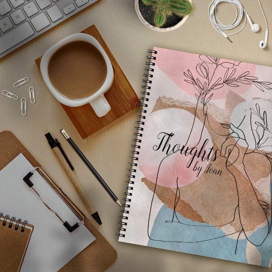 Aesthetische illustraties notitieboek